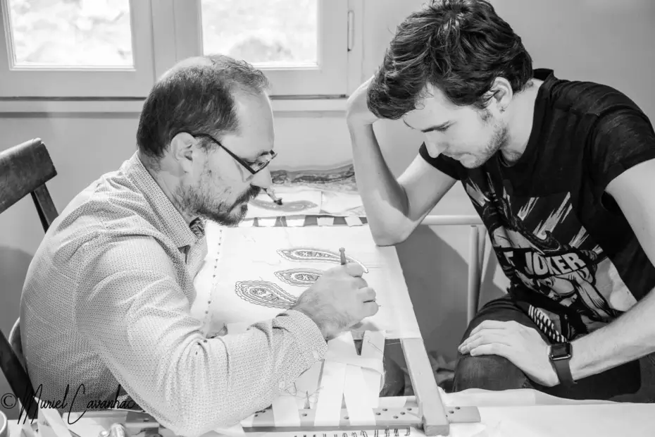 Cours, ateliers et retraites créatives de broderie d'art - Nicolas Jover